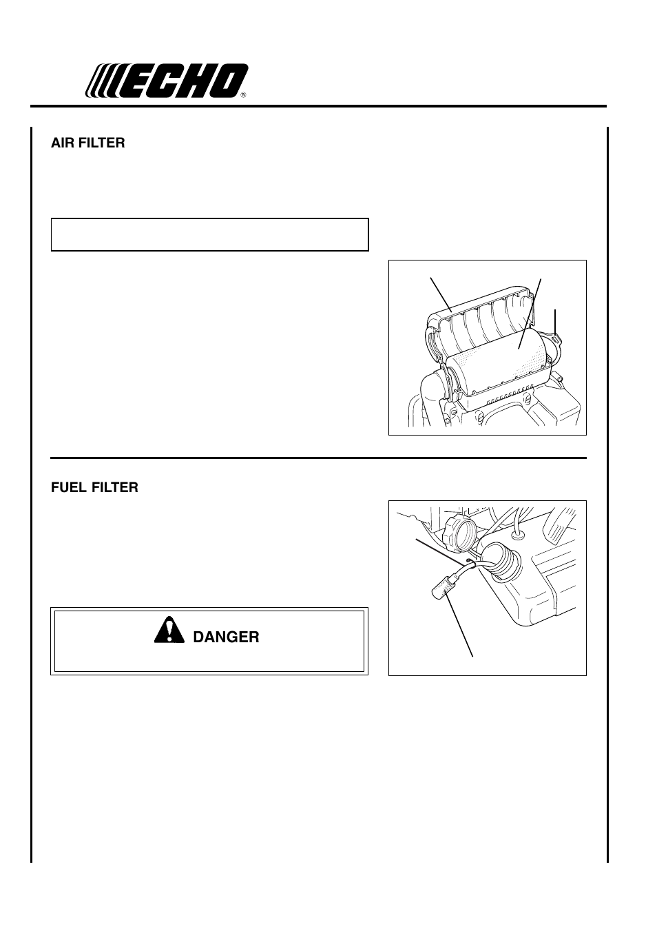 Danger | Echo PB-410 User Manual | Page 16 / 28