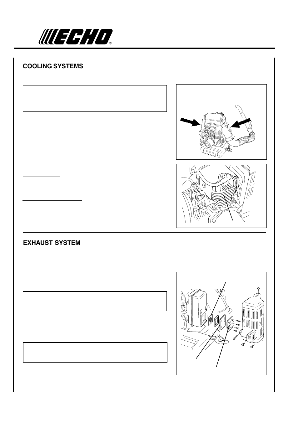 Spark arrestor screen | Echo PB-410 User Manual | Page 18 / 28