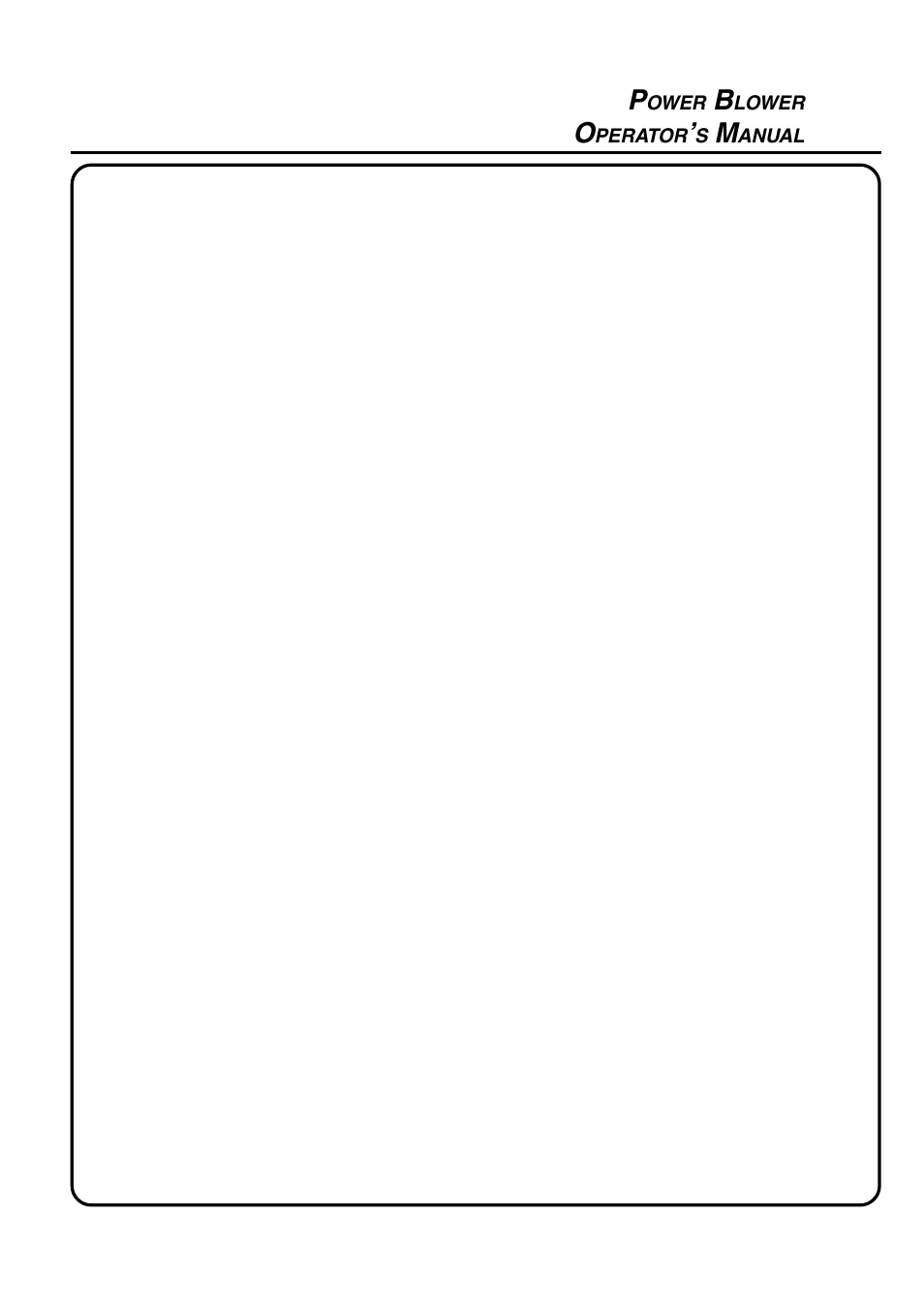 Echo PB-410 User Manual | Page 27 / 28