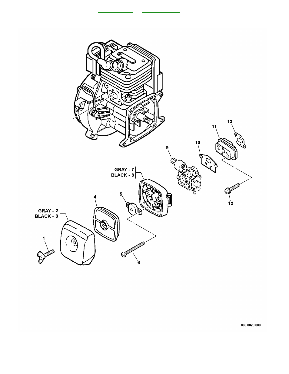 Intake | Echo SRM230 User Manual | Page 12 / 44