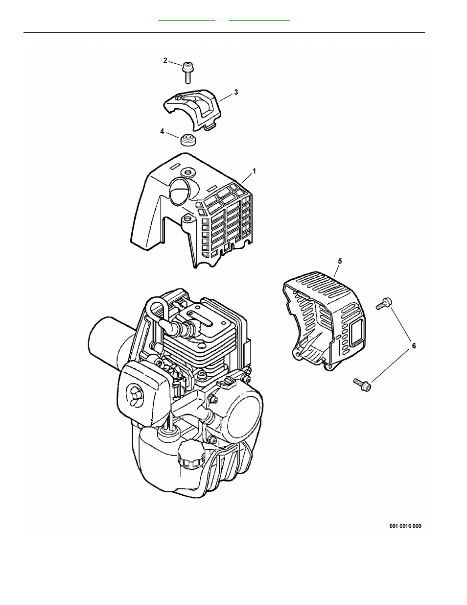 Engine cover, exhaust cover | Echo SRM230 User Manual | Page 4 / 44