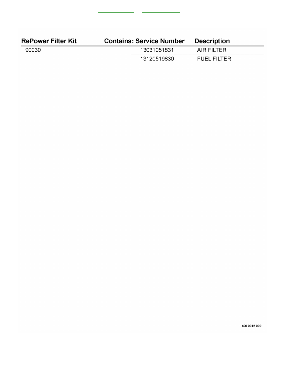 Repower filter kit | Echo SRM-260 User Manual | Page 36 / 44