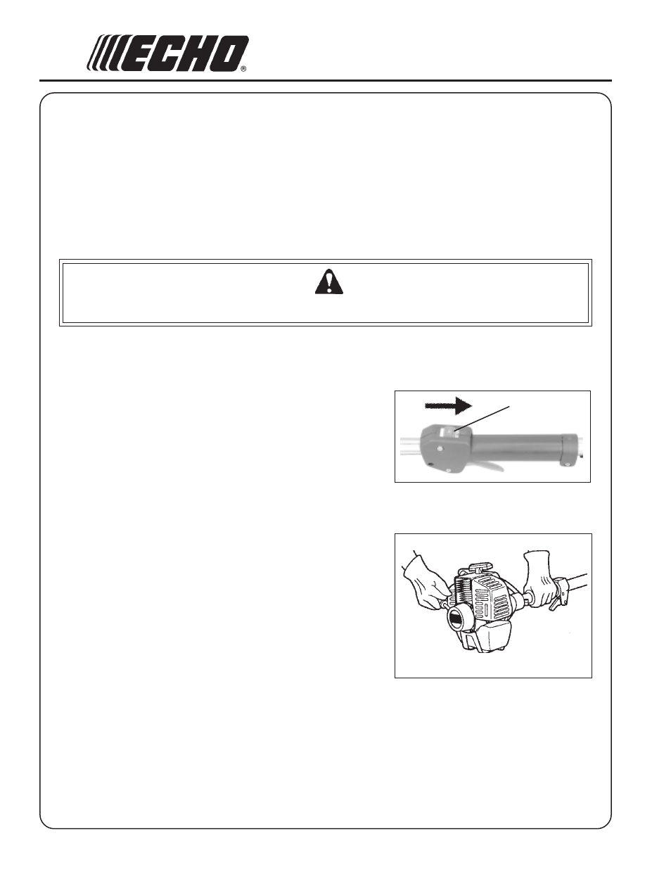 Long term storage (over 30 days), Warning danger | Echo PAS-2601  EN User Manual | Page 26 / 28