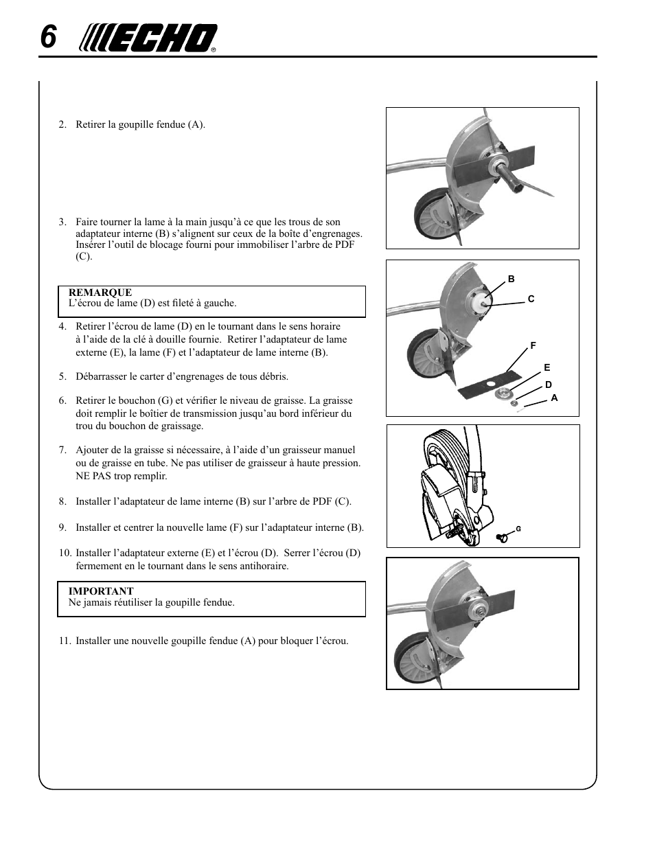 Echo 99944230001 User Manual | Page 6 / 8