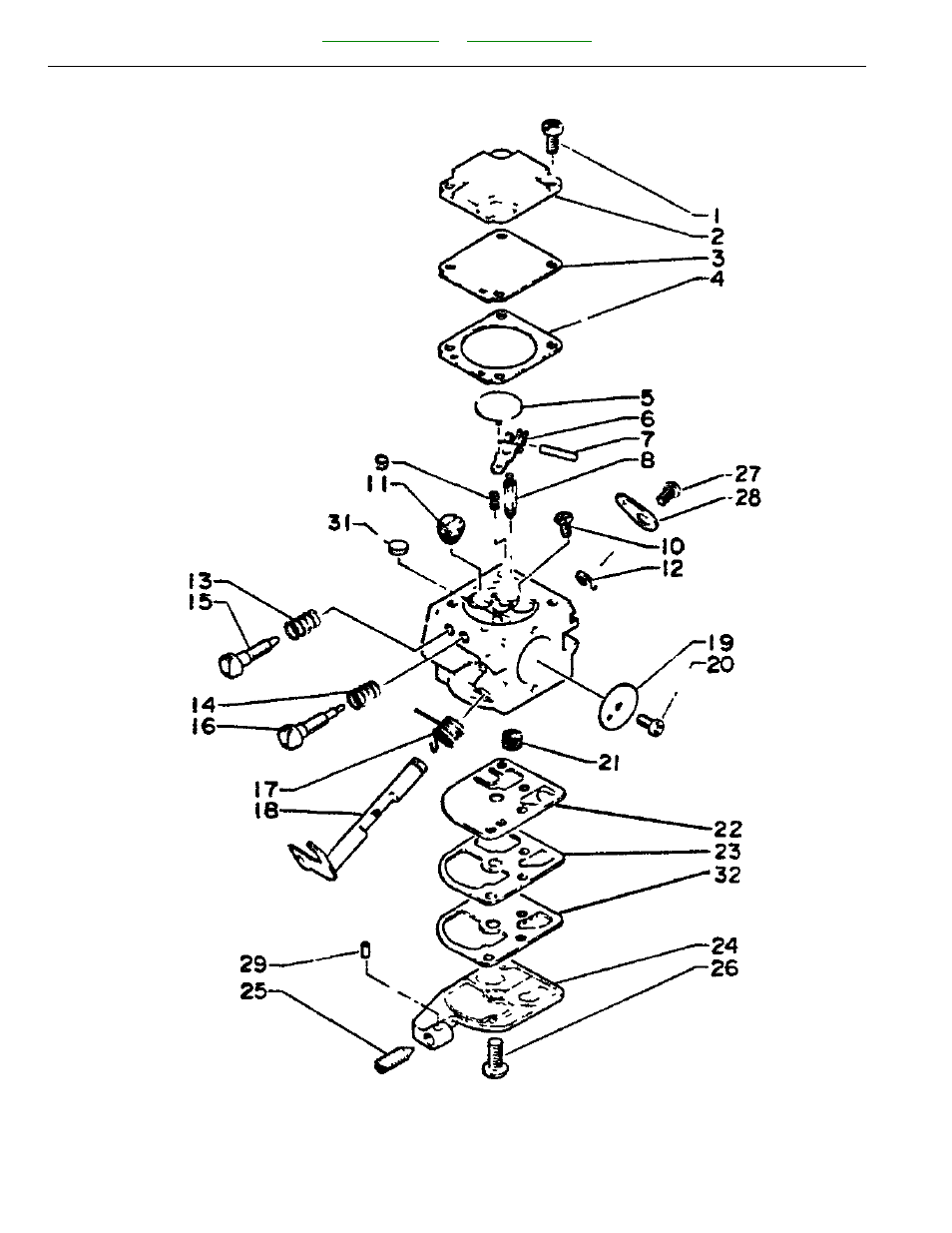 Carburetor | Echo CS-280E User Manual | Page 4 / 12