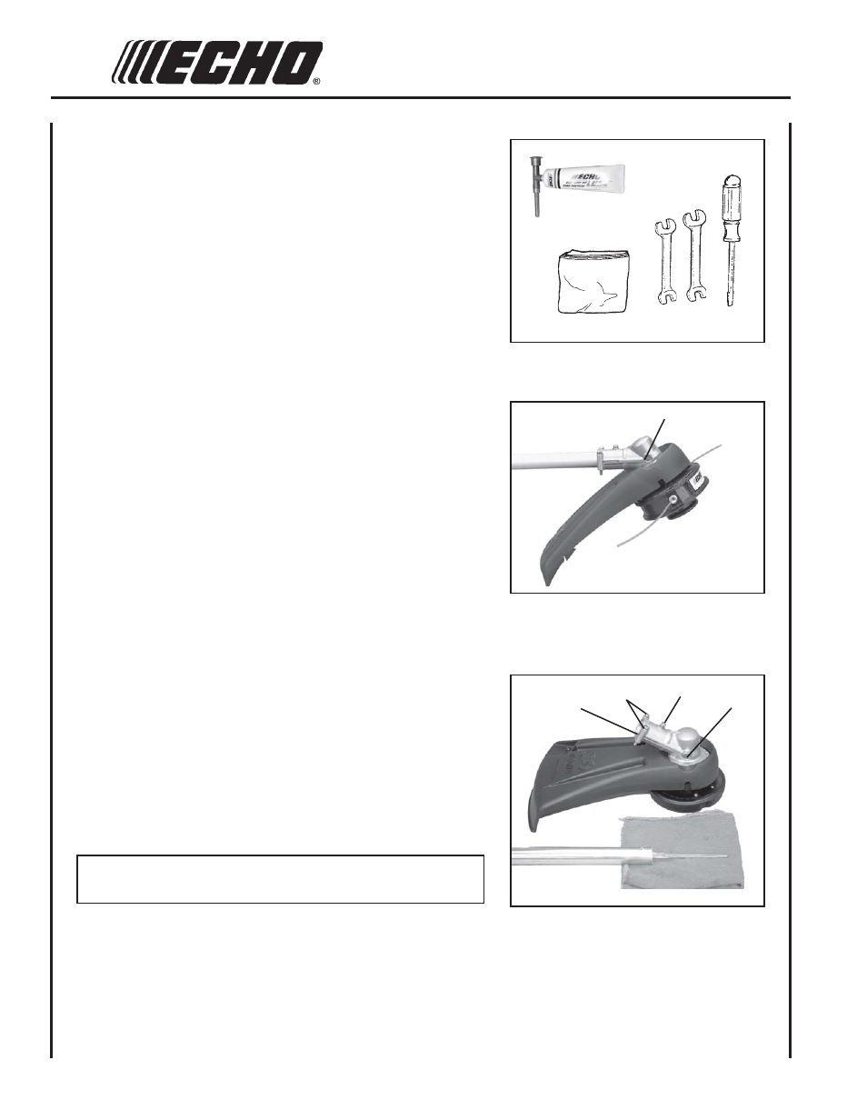 Lubrication | Echo SRM-210 User Manual | Page 24 / 32