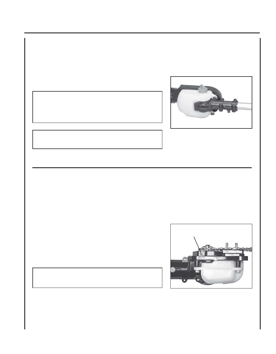 Lubricating the guide bar and saw chain, Adjusting automatic oiler | Echo PPT-260 User Manual | Page 15 / 32