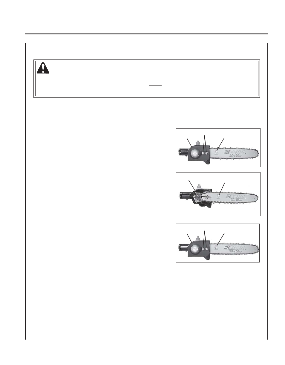 Guide bar and saw chain replacement, Ower, Runer | Perator, Anual | Echo PPT-260 User Manual | Page 25 / 32