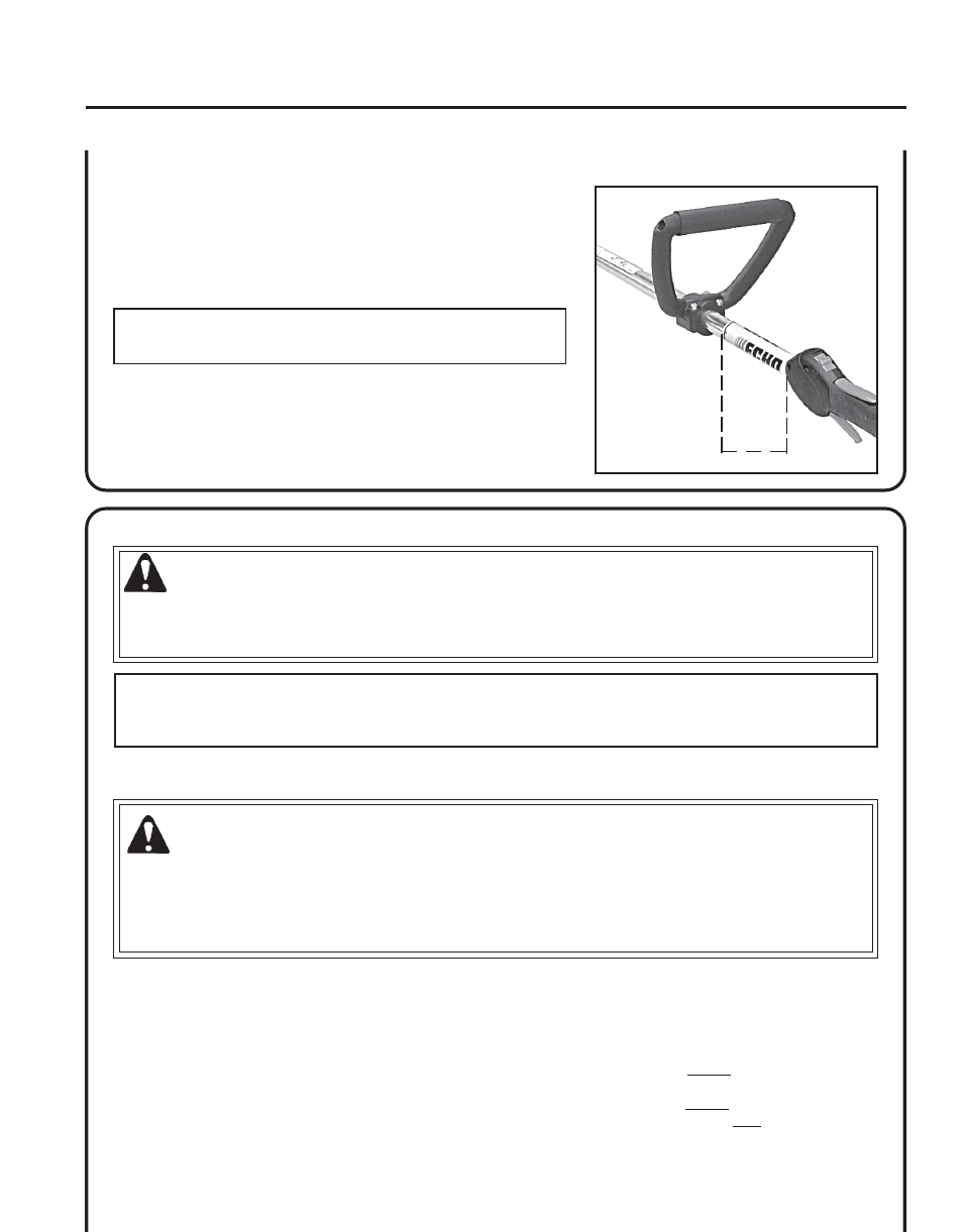 Front handle, Operation, Fuel | Warning | Echo PE-265 User Manual | Page 11 / 28