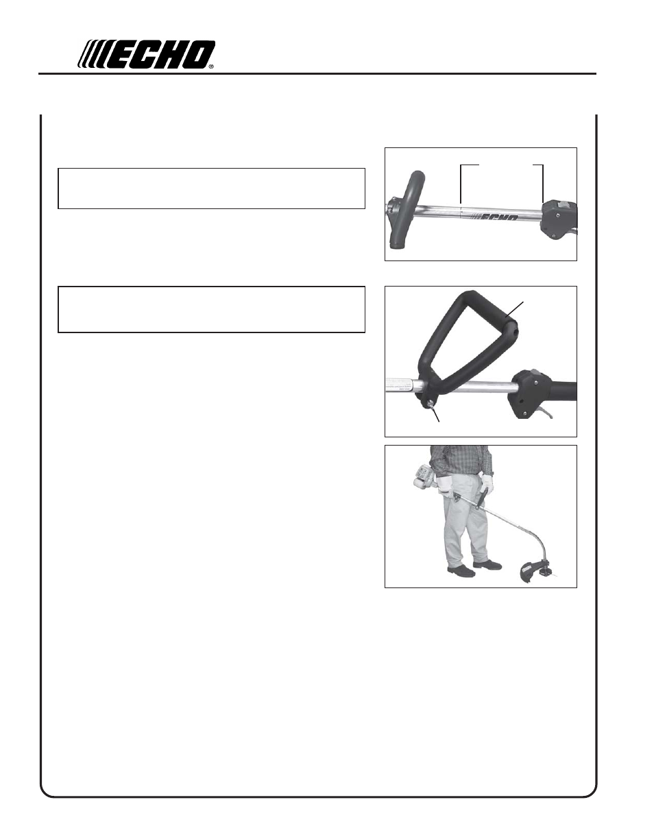 Front (loop) handle | Echo GT-230 User Manual | Page 10 / 24