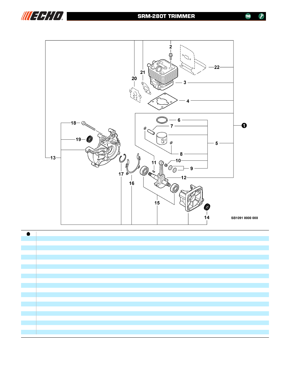 Srm-280t trimmer | Echo SRM-280T User Manual | Page 14 / 29