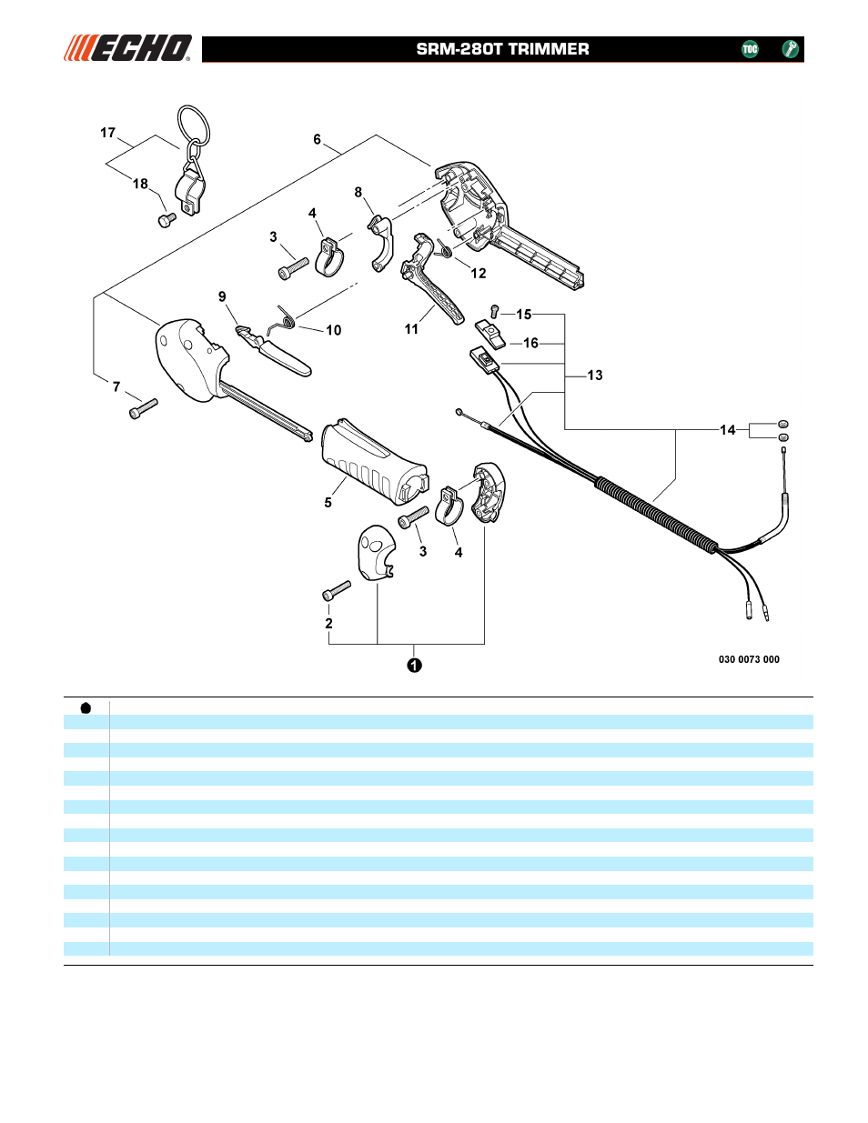Srm-280t trimmer | Echo SRM-280T User Manual | Page 19 / 29