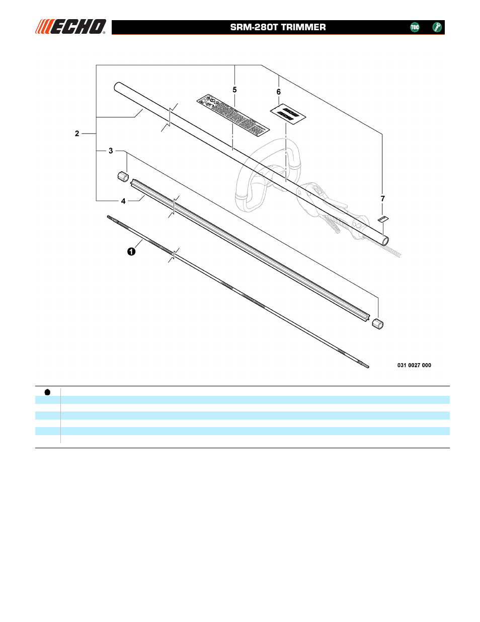 Srm-280t trimmer | Echo SRM-280T User Manual | Page 21 / 29