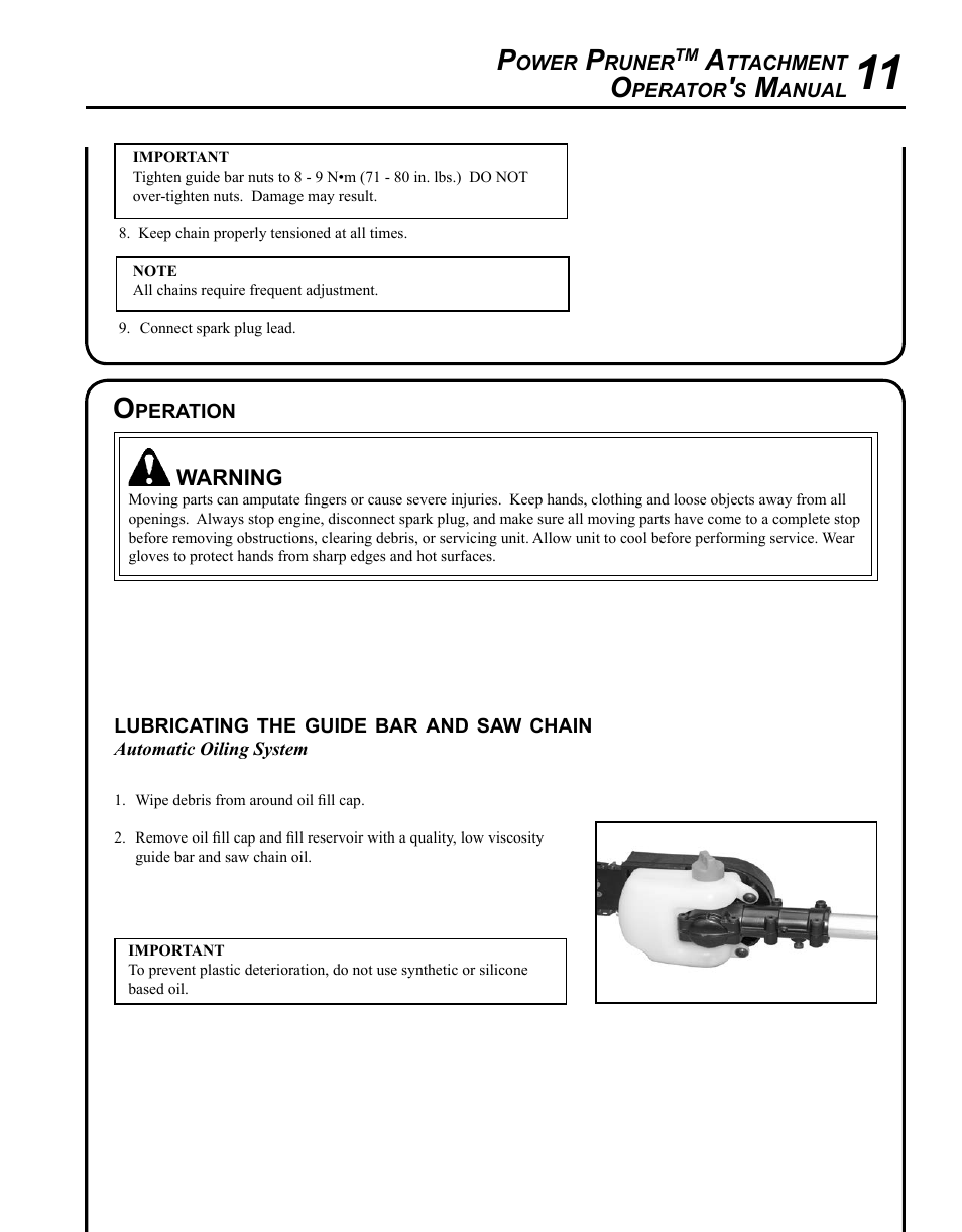 Echo 99944200532 User Manual | Page 11 / 20