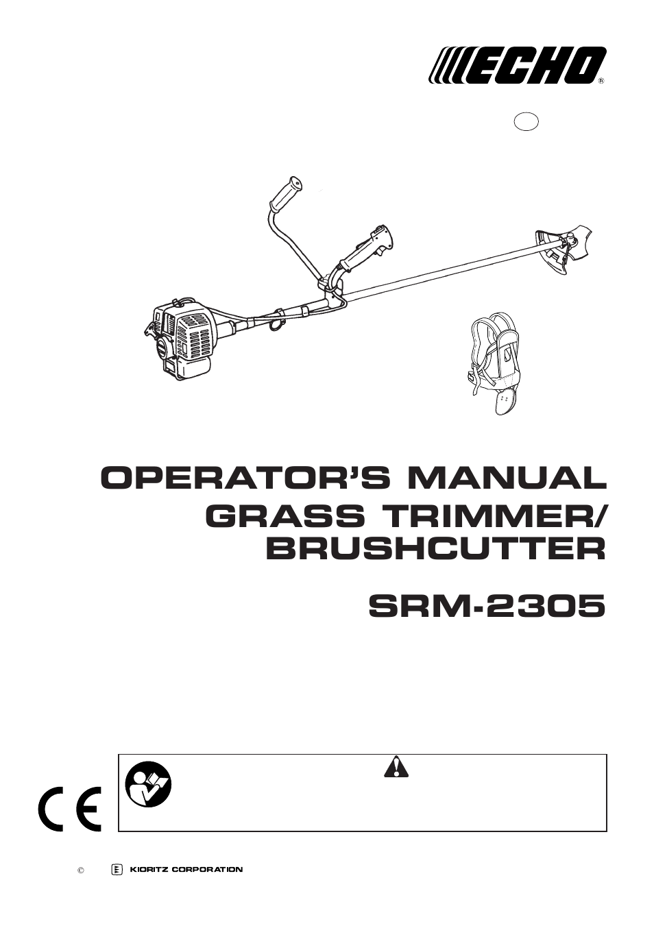 Echo SRM-2305 User Manual | 26 pages