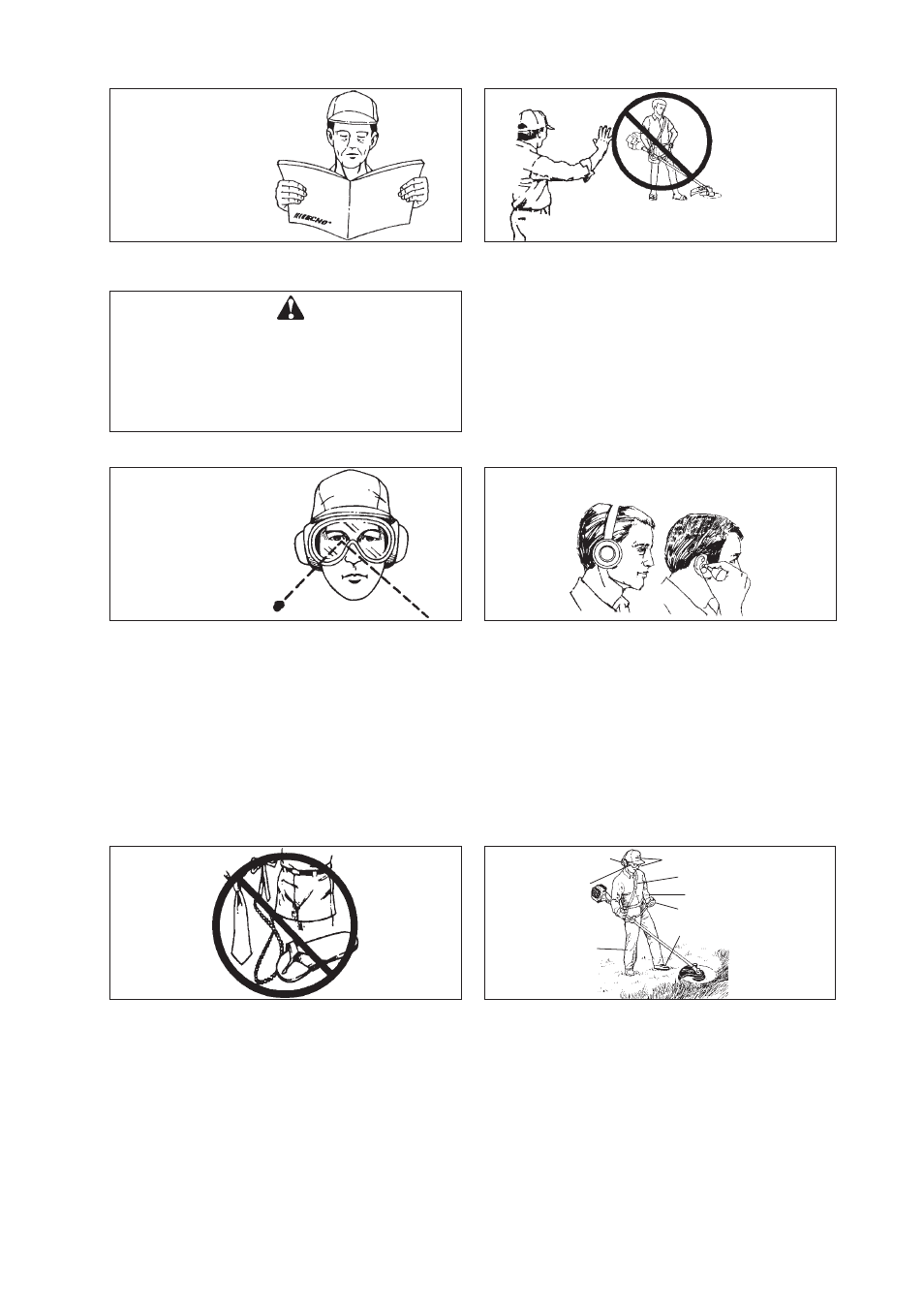 Rules for safe operation | Echo SRM-2305 User Manual | Page 3 / 26