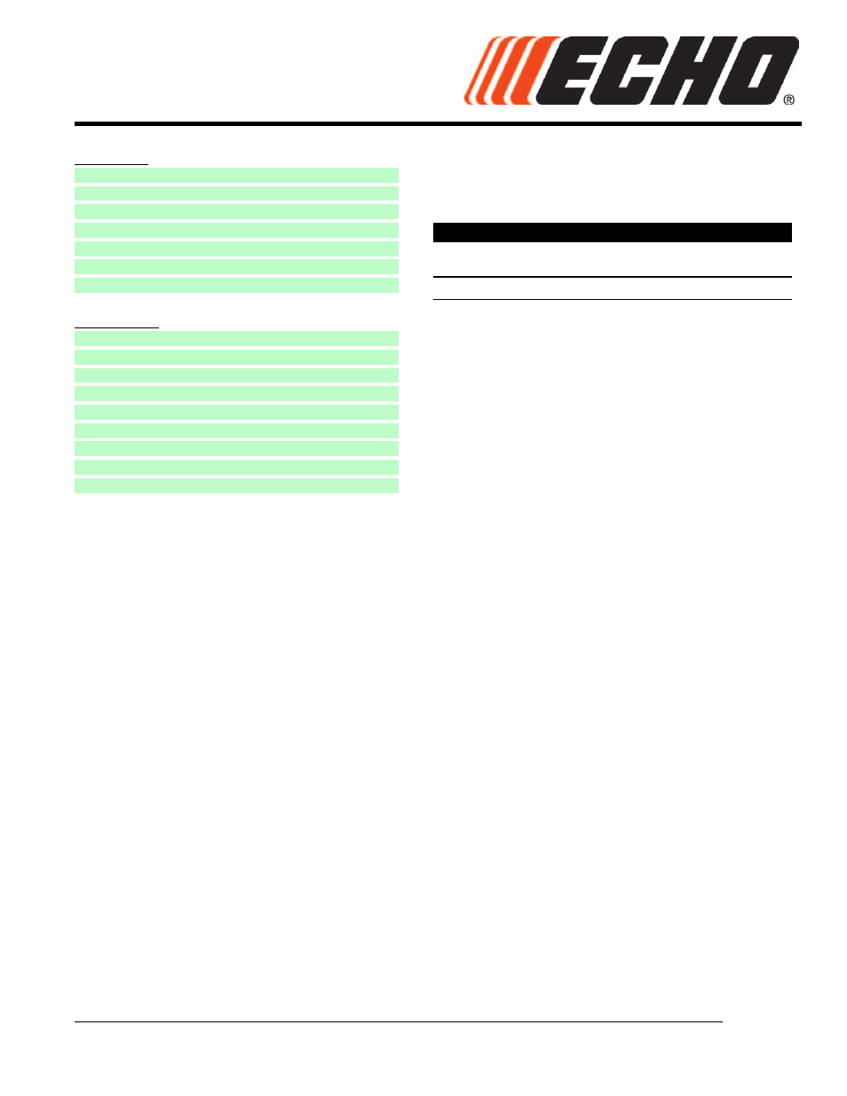 Echo TRIMMER SRM-230 User Manual | 46 pages