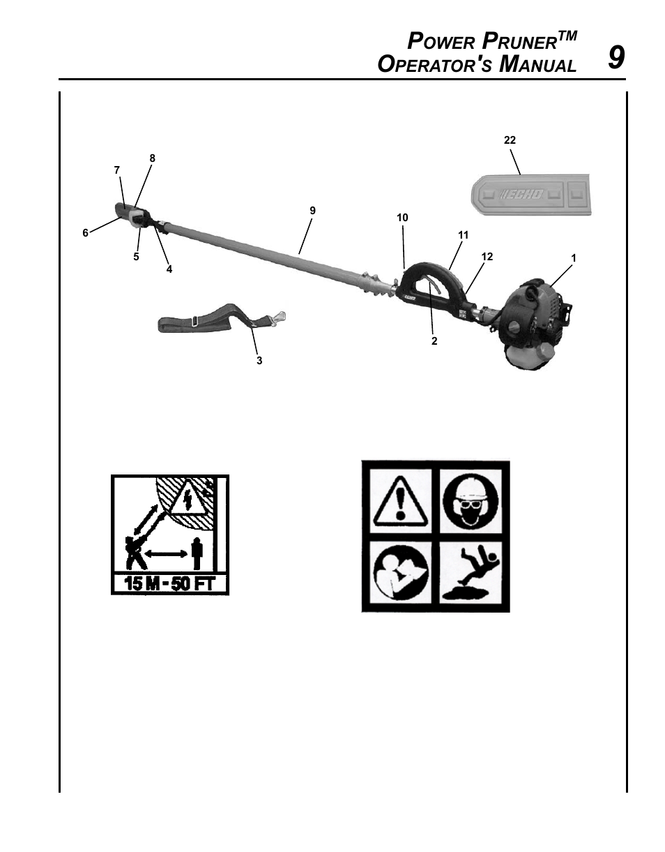 Echo PPT-280 User Manual | Page 9 / 40