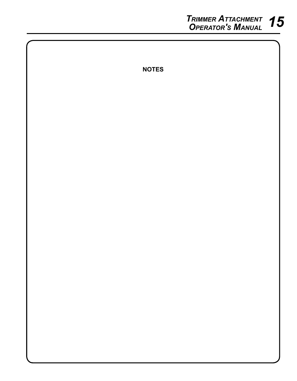 Echo 99944200540 User Manual | Page 15 / 16