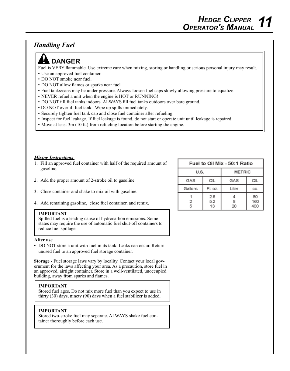 Echo HC-235 User Manual | Page 11 / 32
