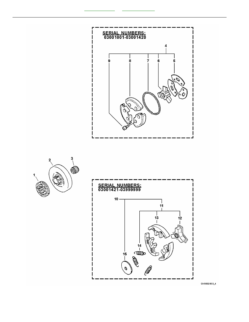 Clutch | Echo QV-670 User Manual | Page 12 / 24