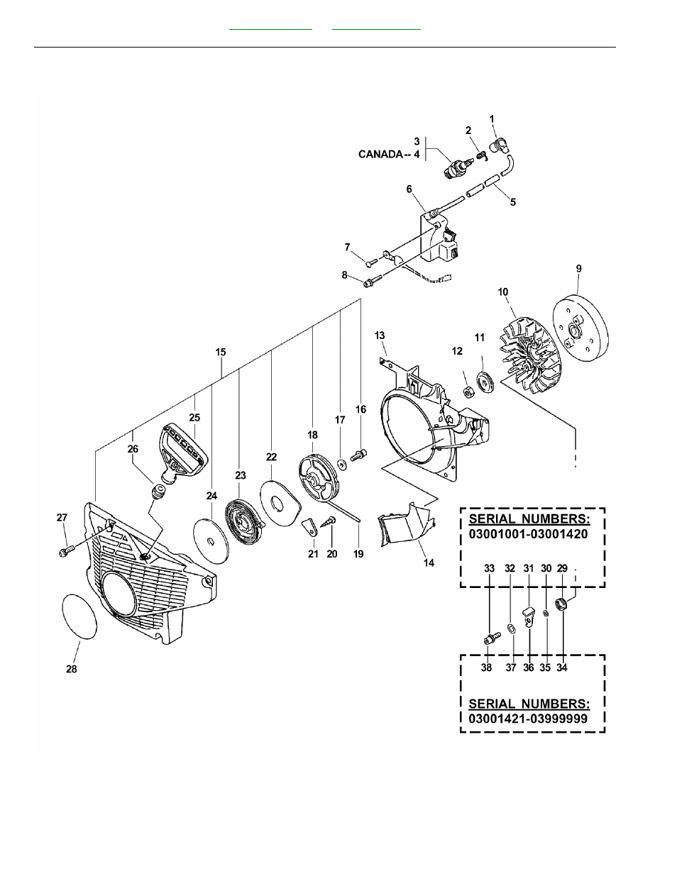 Ignition, starter | Echo QV-670 User Manual | Page 8 / 24