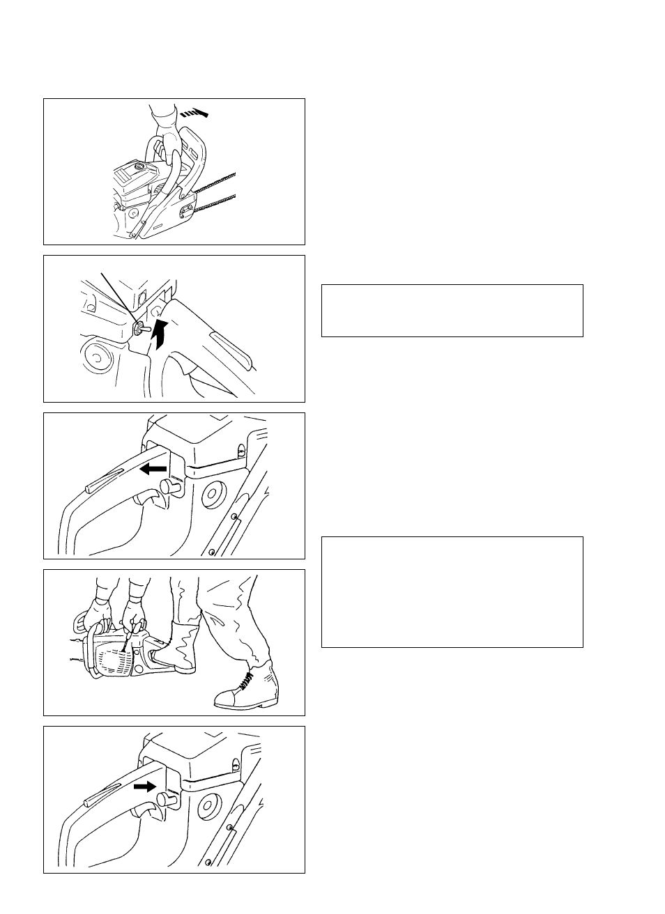 Operation, When the engine is cold, When the engine is warm | Echo CS-510 User Manual | Page 12 / 28