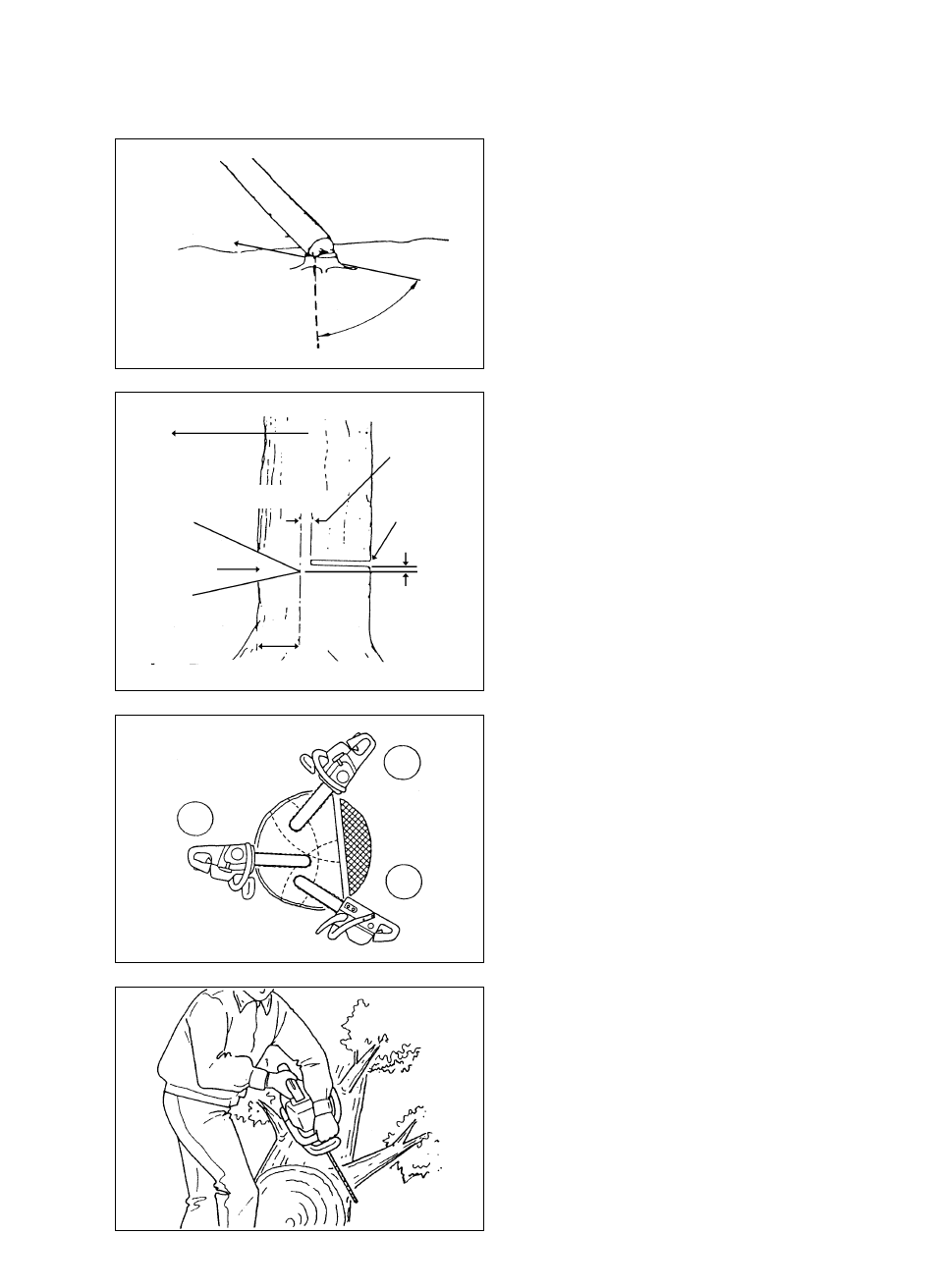 Falling the tree, Limbing | Echo CS-510 User Manual | Page 15 / 28