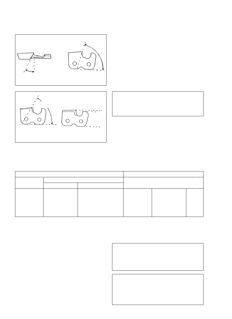 Chain and guide bar combination, Saw chain, Guide bar | Echo CS-510 User Manual | Page 24 / 28