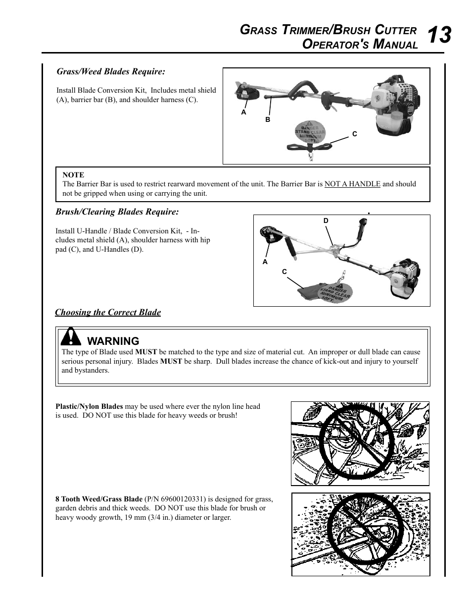 Echo SRM - 230S User Manual | Page 13 / 36