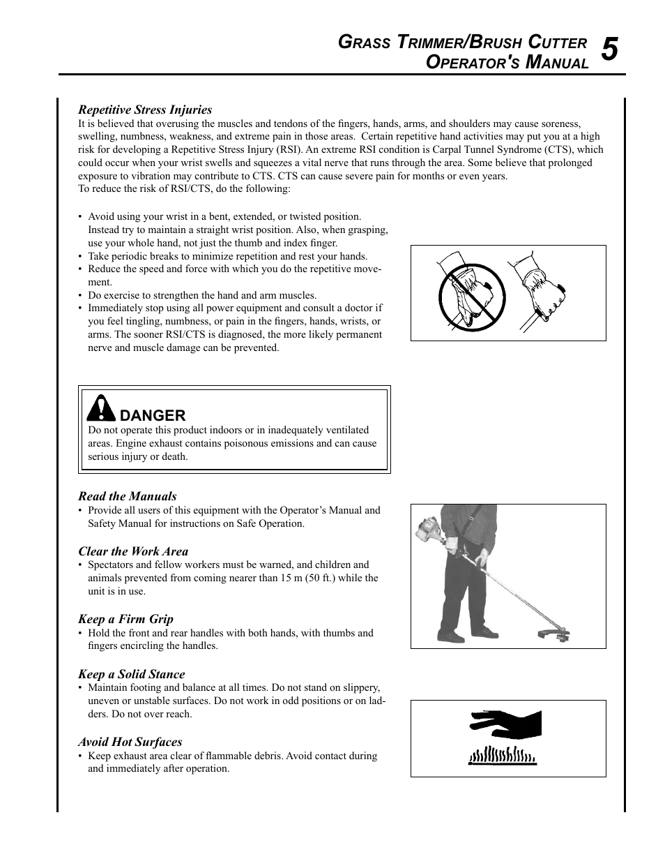Echo SRM - 230S User Manual | Page 5 / 36