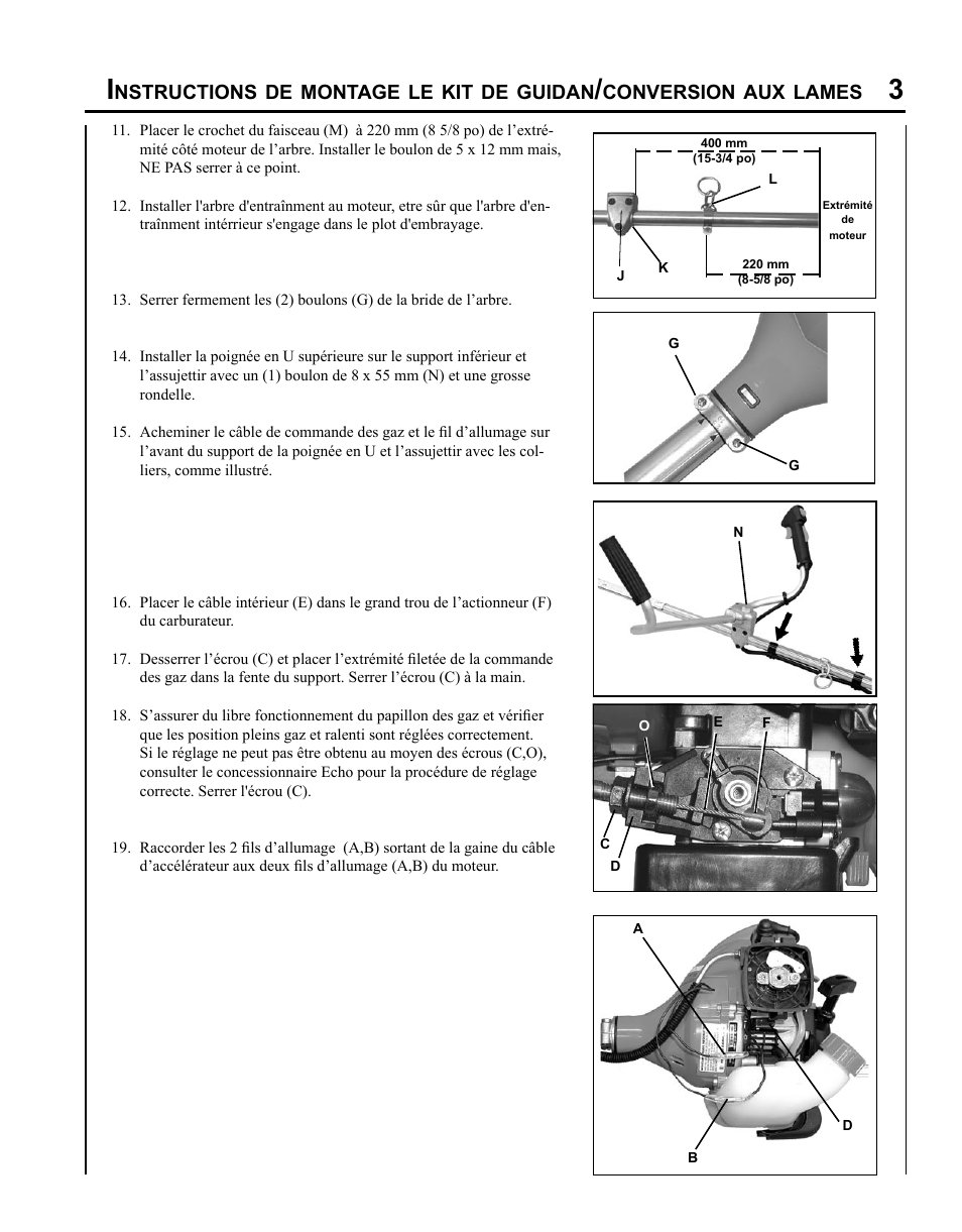 Echo SRM-225 User Manual | Page 19 / 24