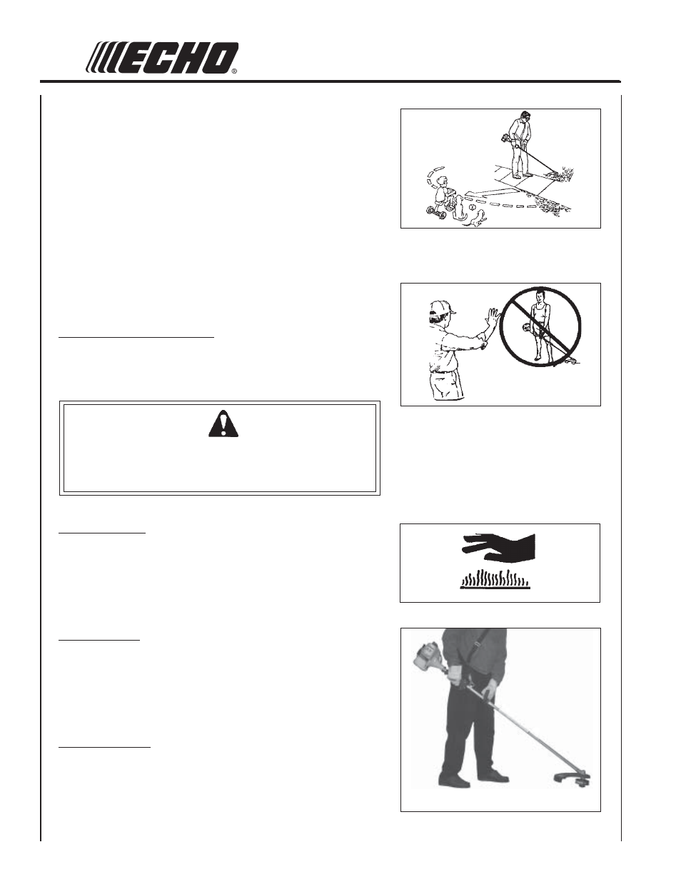 Echo SRM - 2601 User Manual | Page 8 / 40