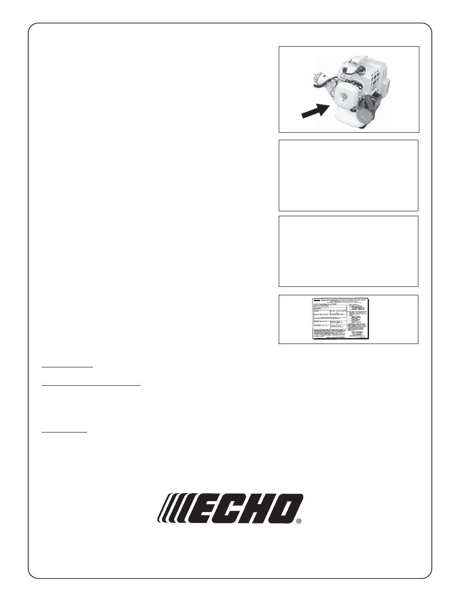 Echo SRM-210U User Manual | Page 32 / 32