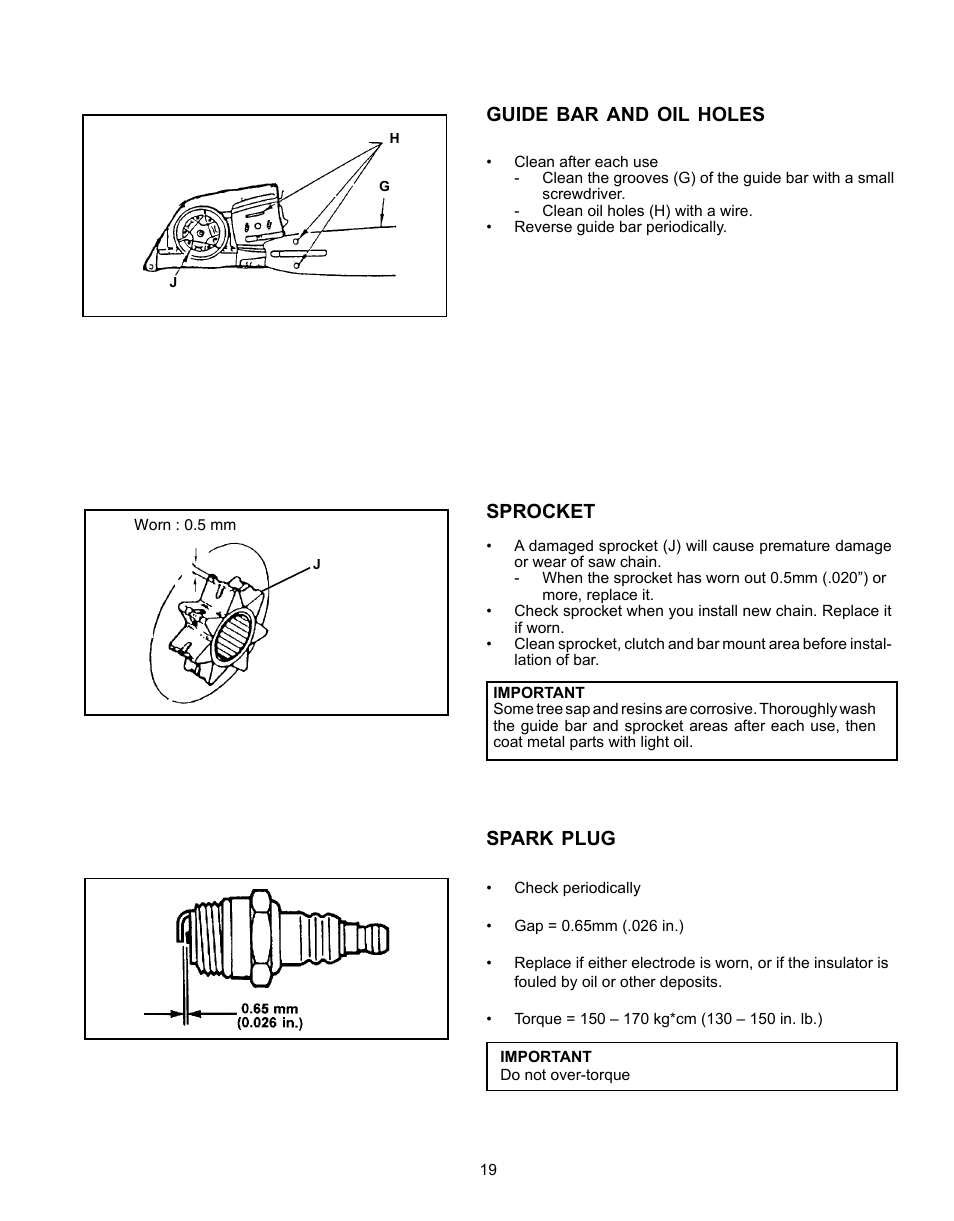 Echo CS-301 User Manual | Page 19 / 28