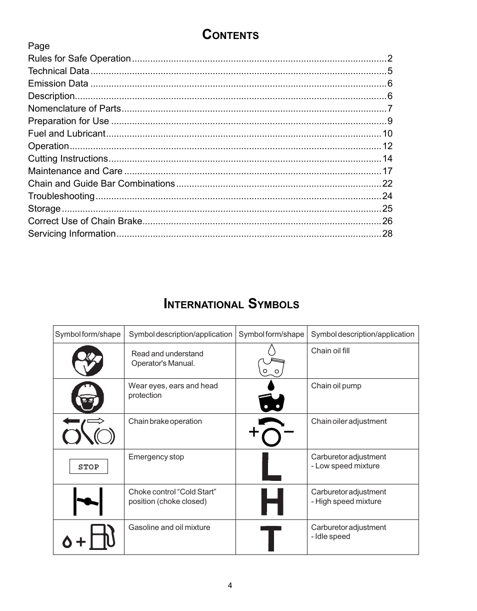 Echo CS-301 User Manual | Page 4 / 28
