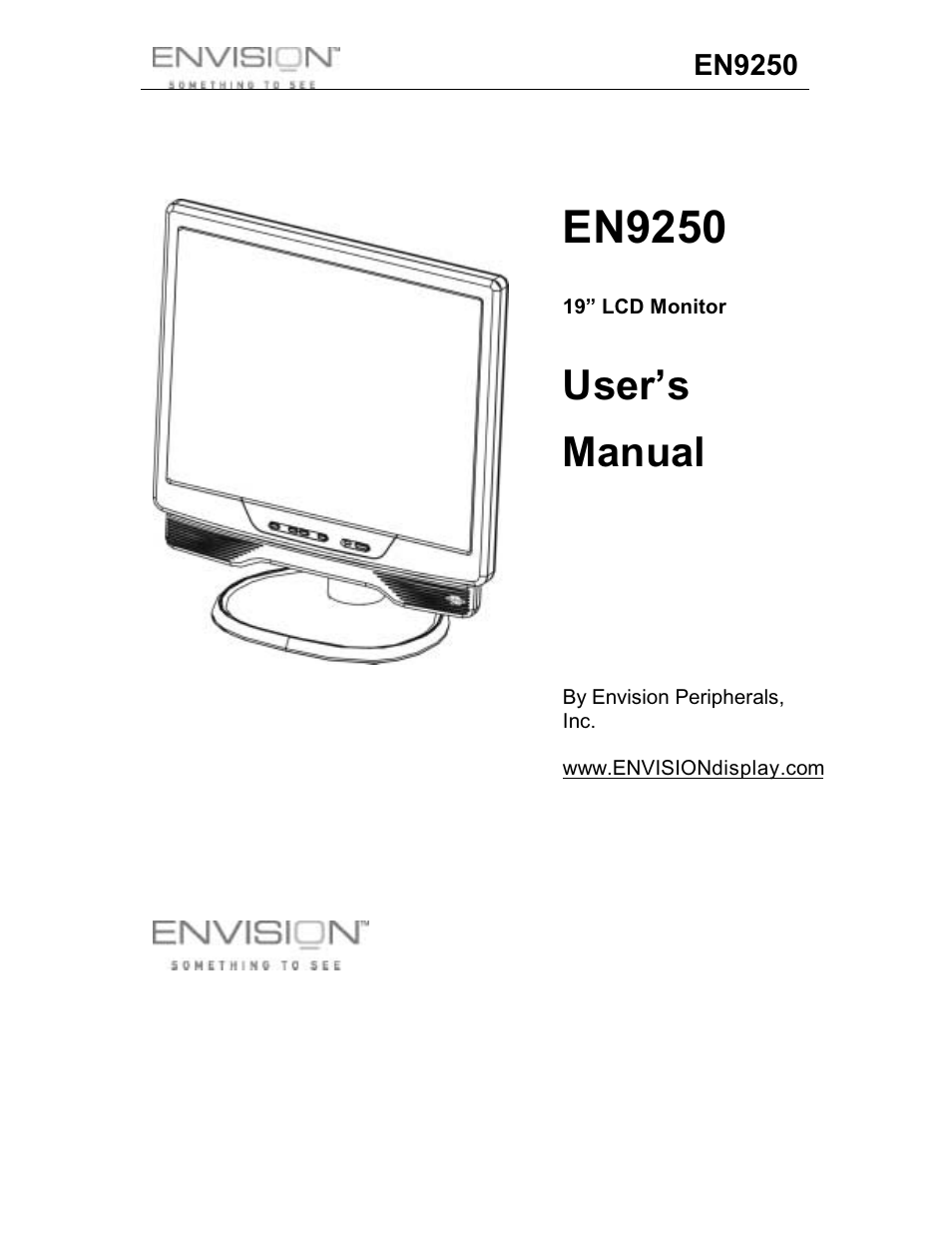 Envision Peripherals EN9250 User Manual | 25 pages