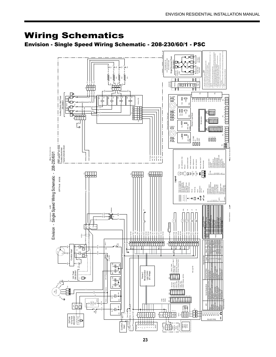 Wiring schematics, Envision residential installation manual | Envision Peripherals R-410A User Manual | Page 23 / 40