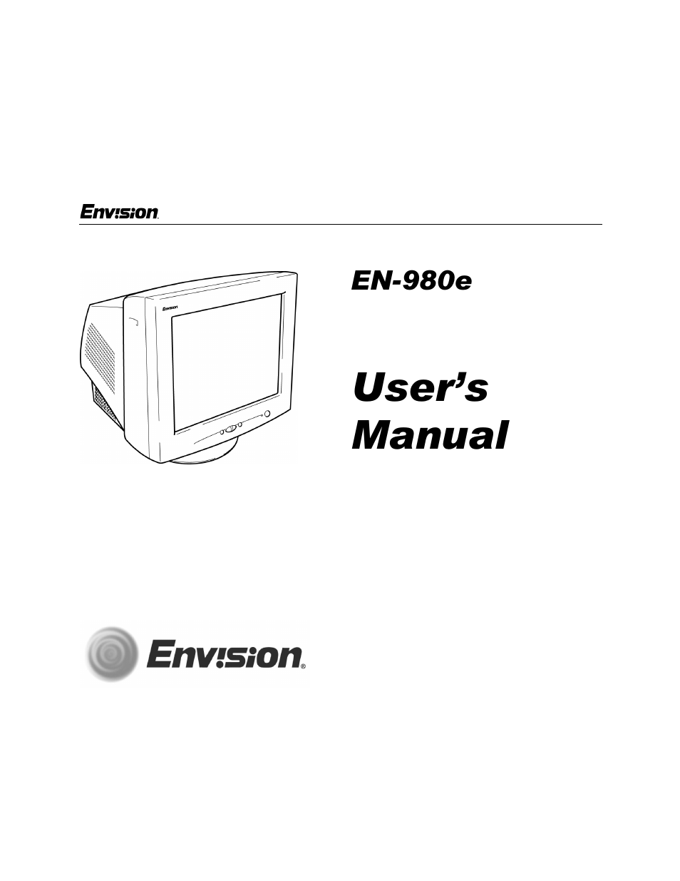 Envision Peripherals EN-980e User Manual | 15 pages