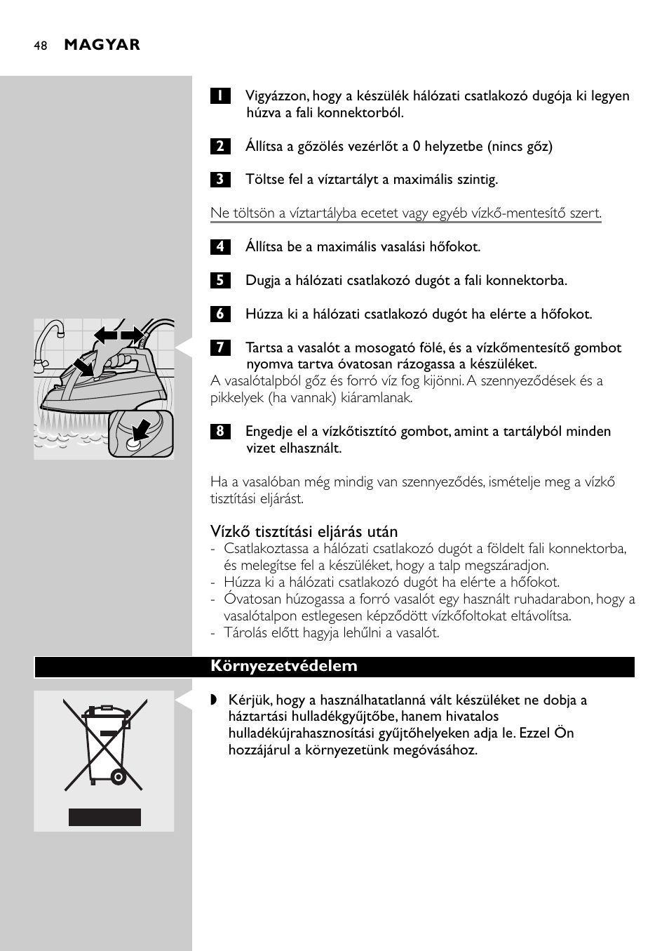 Philips GC3221 User Manual | Page 48 / 118