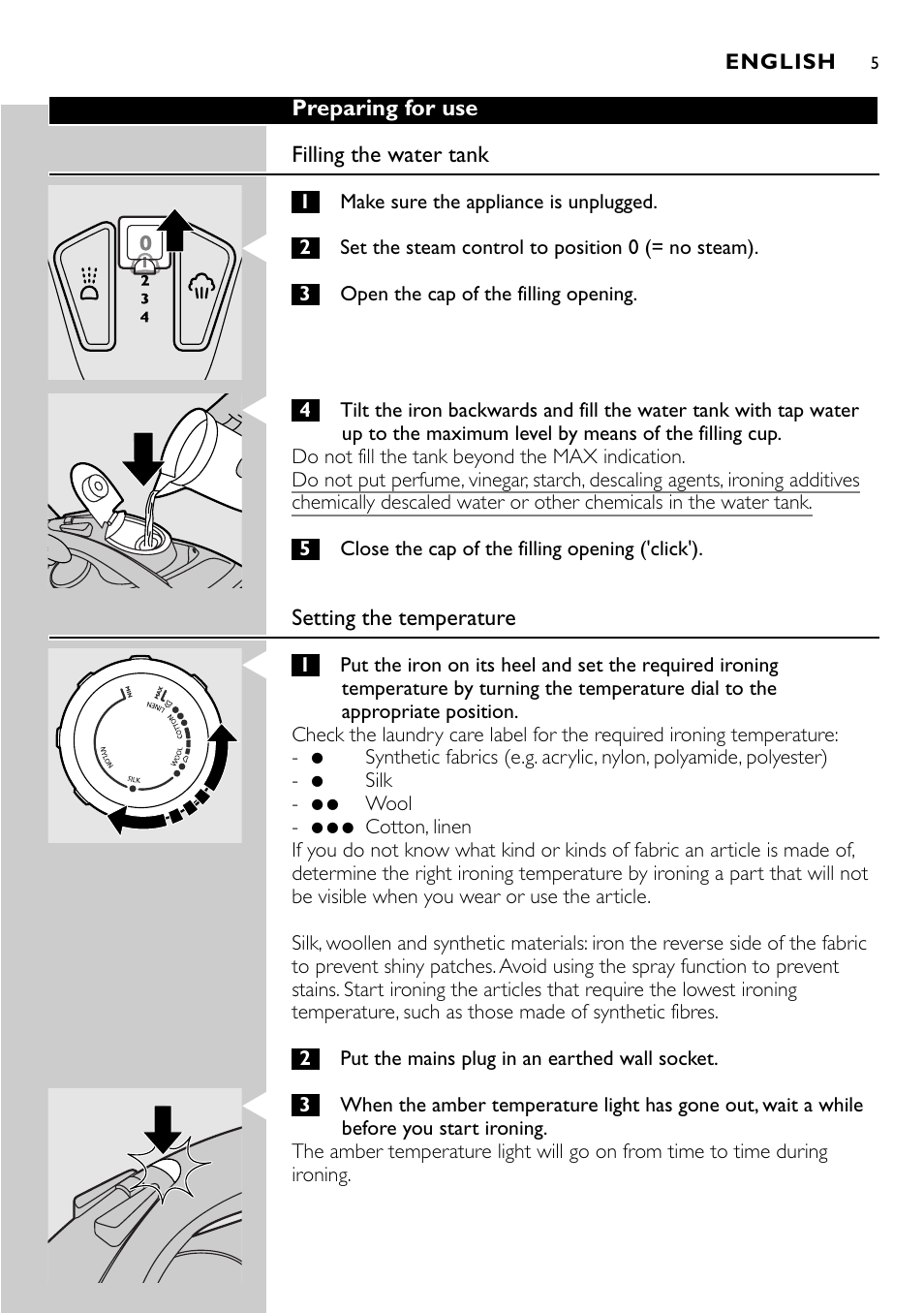 Philips GC3221 User Manual | Page 5 / 118