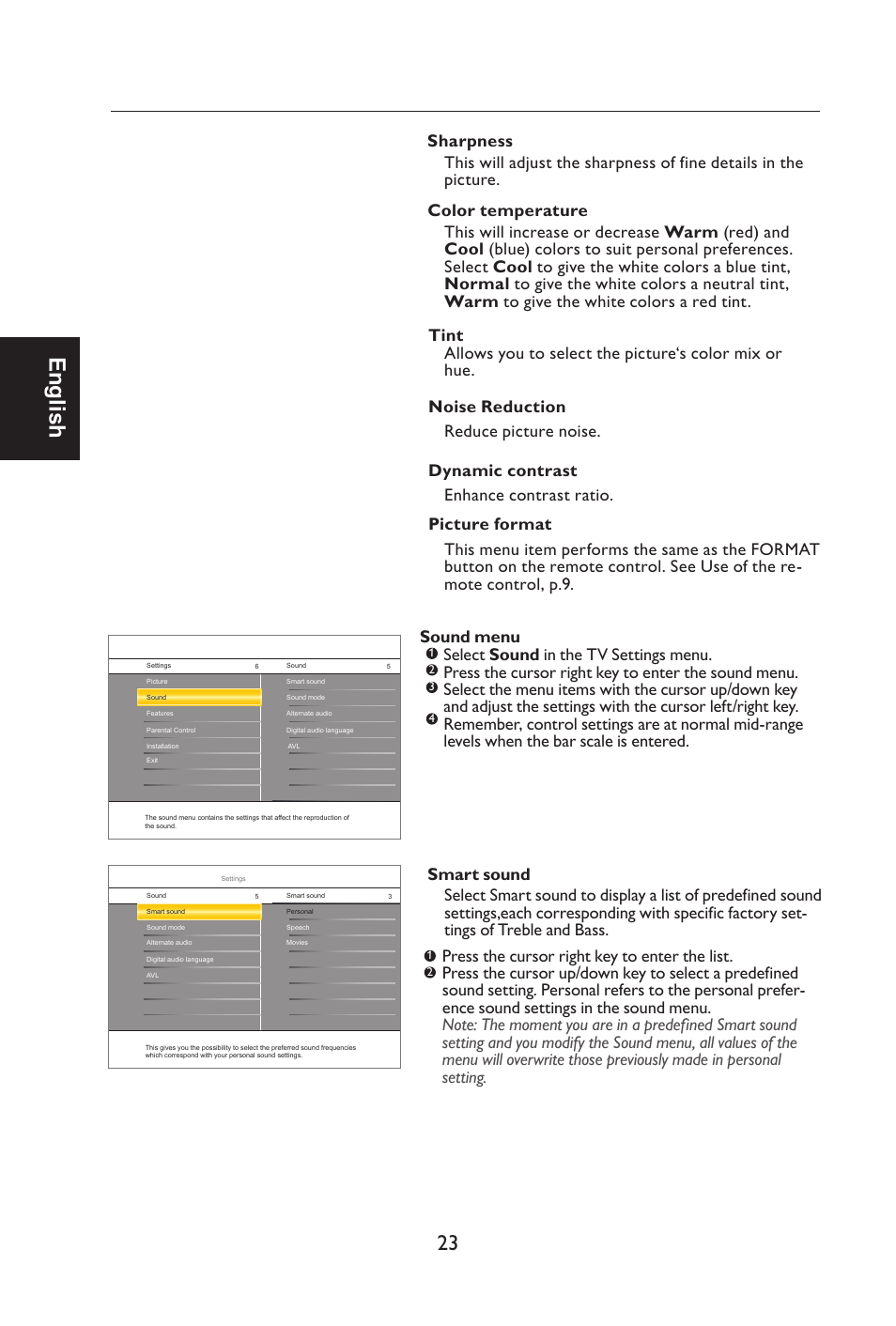 English | Envision Peripherals L42H761 User Manual | Page 25 / 37