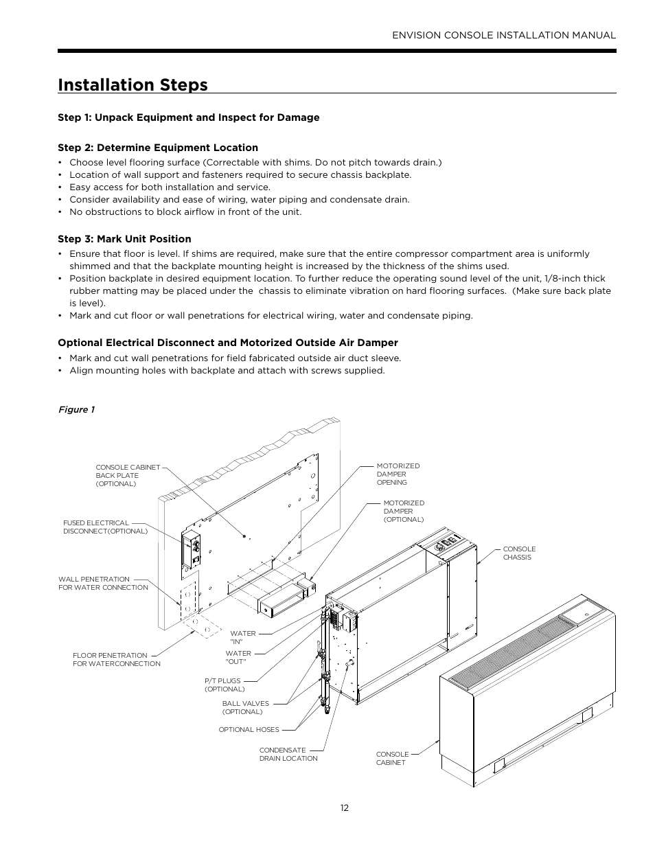 Installation steps | Envision Peripherals Water-Furnace IM1609 10 User Manual | Page 13 / 48