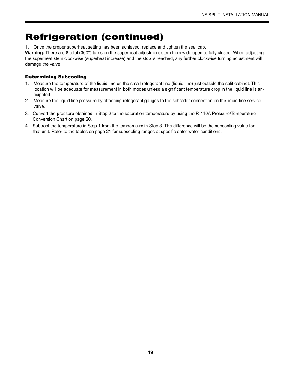 Refrigeration (continued) | Envision Peripherals Series User Manual | Page 21 / 32