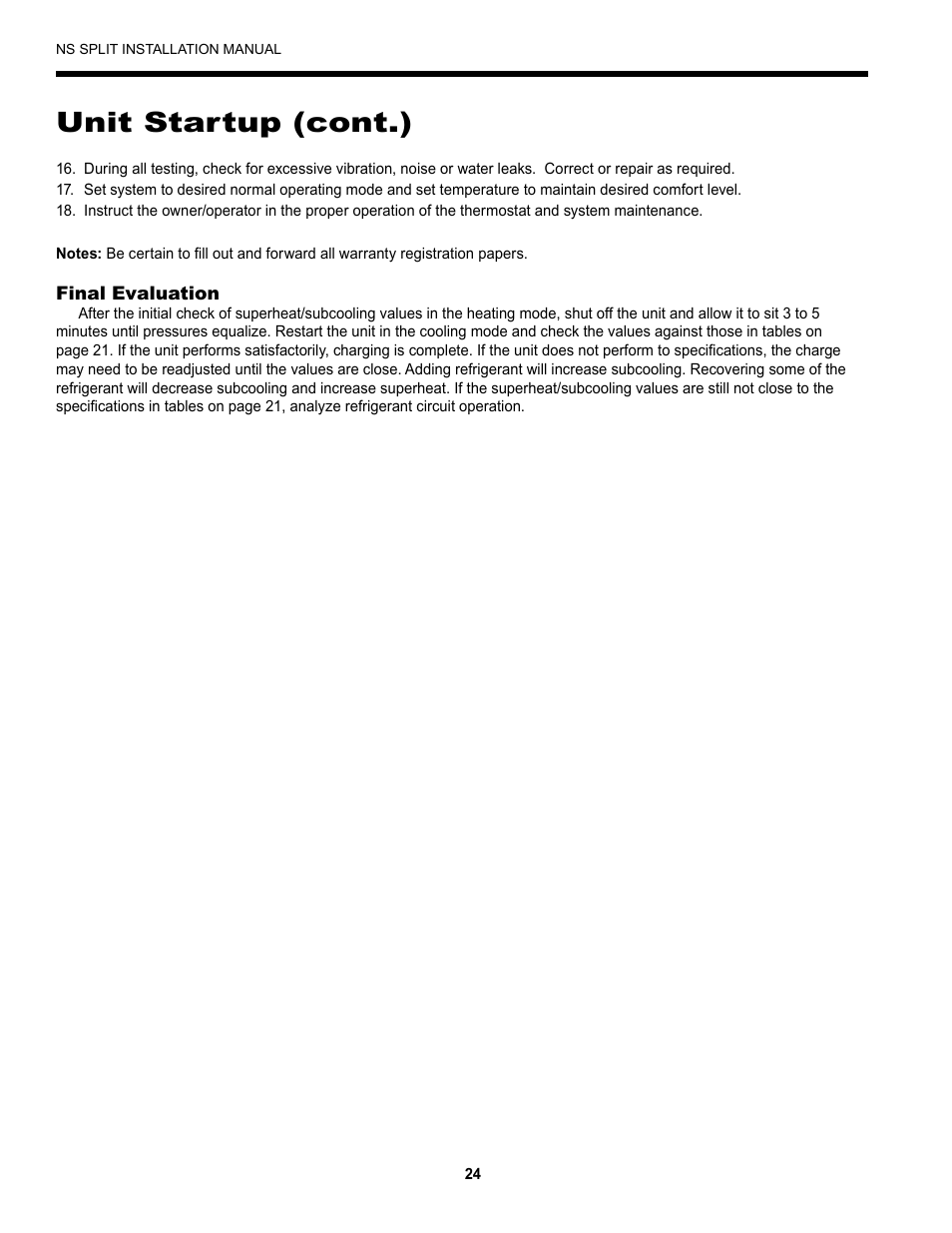 Unit startup (cont.) | Envision Peripherals Series User Manual | Page 26 / 32