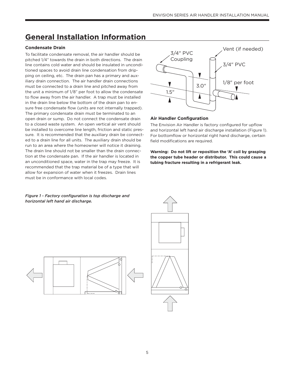 General installation information | Envision Peripherals IM1603 User Manual | Page 6 / 22