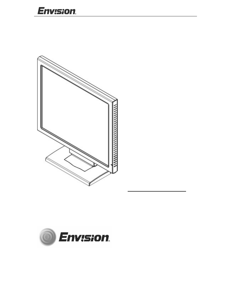 Envision Peripherals EN9110 User Manual | 28 pages