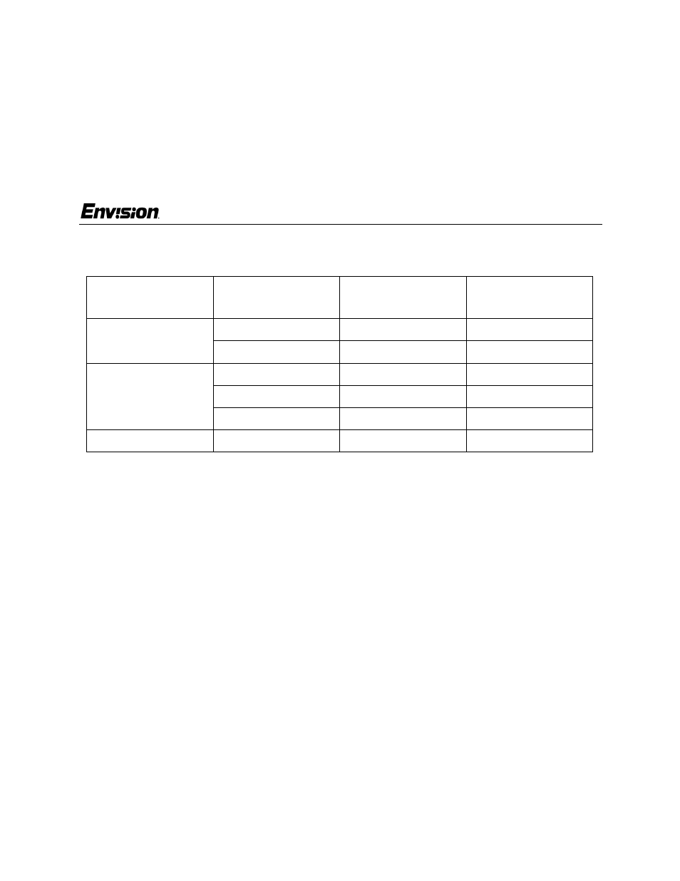 Appendix, En-775e, Factory preset timing table | Envision Peripherals EN-775e User Manual | Page 14 / 15