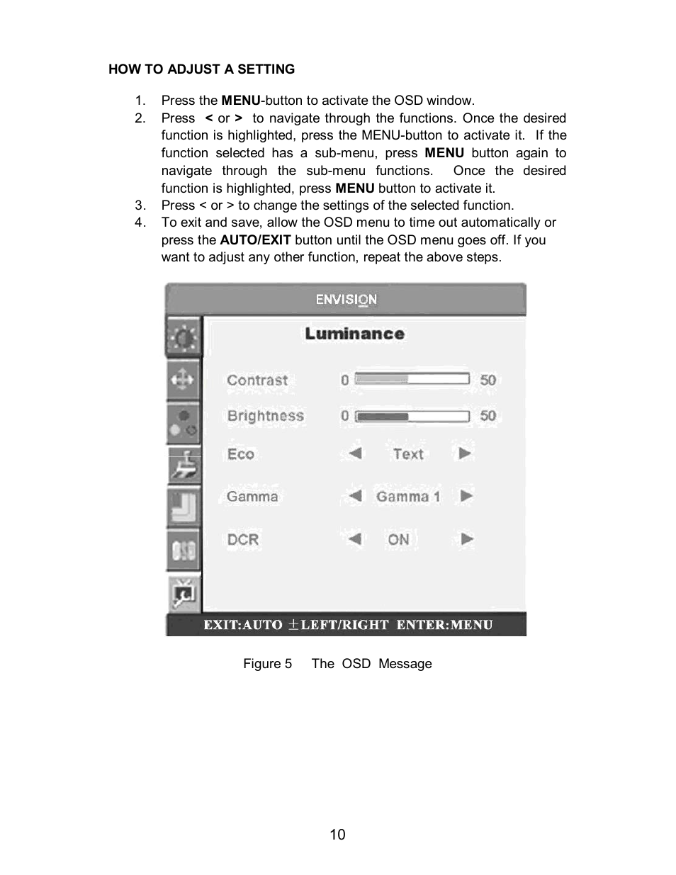 Envision Peripherals G2016wa User Manual | Page 11 / 20