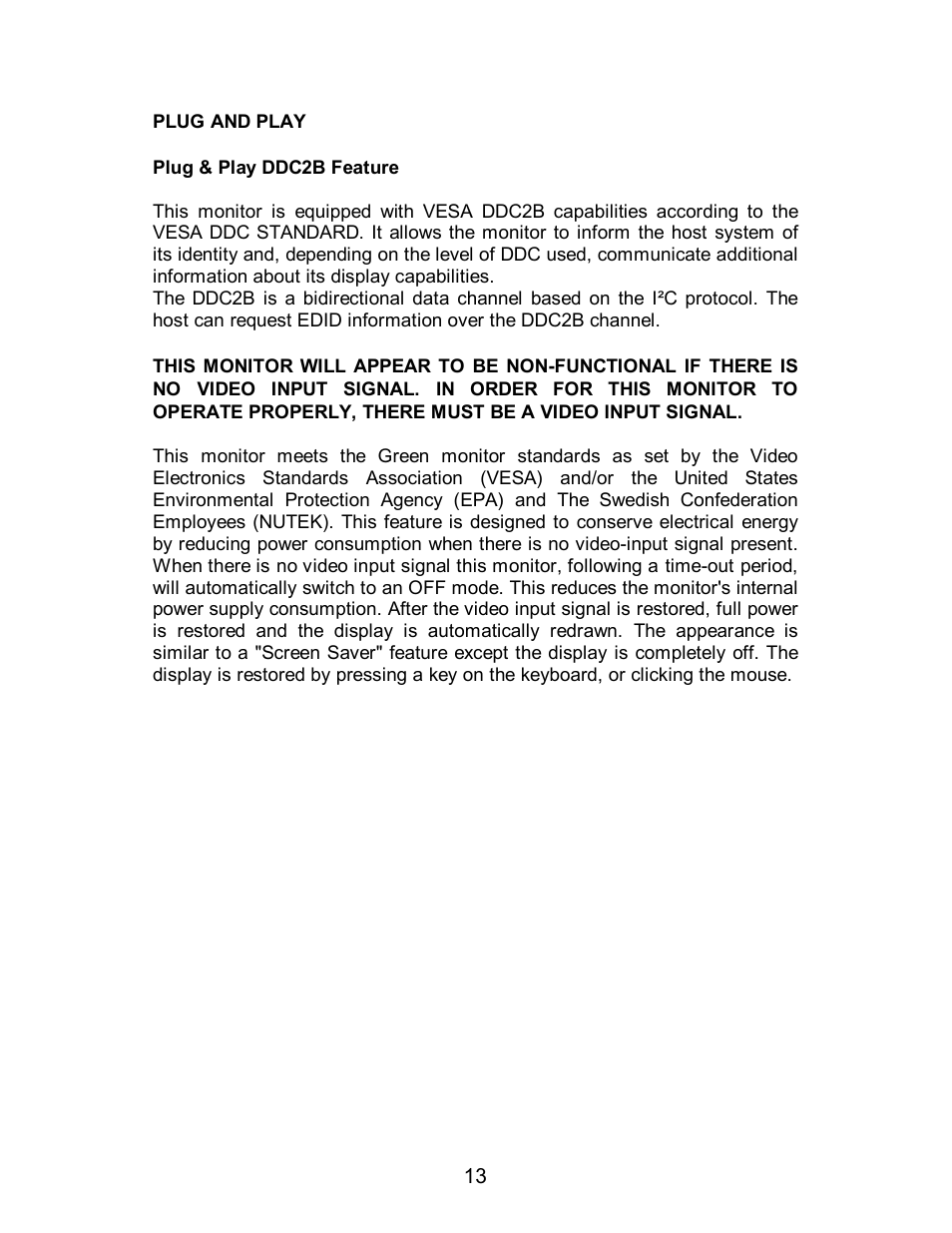 Envision Peripherals G2016wa User Manual | Page 14 / 20